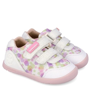 Pantofi barefoot fete Biomecanics Blanco Multi - Img 2