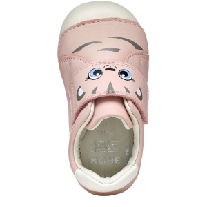 Pantofi bebeluși Geox Tutim Rose Kitty - vedere de sus - B3540B/00085/C0682
