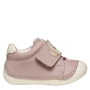 Pantofi bebeluși primii pași Geox B Tutim Rose