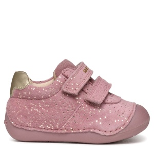 Pantofi bebeluși Geox Tutim Pink Platinum - B9440B/007NF/C8233