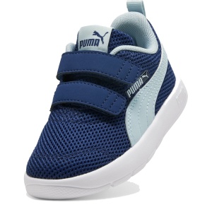 Pantofi sport băieți Puma Courtflex V3 Mesh Inf Blue Jewel-Lucite - vedere în perspectivă - 398086/19