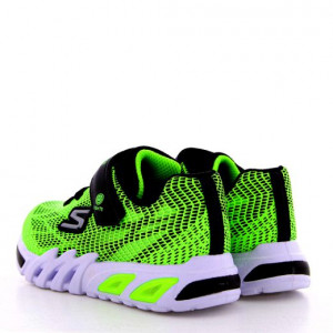 Skechers Pantofi sport Baieti Flex Glow Elite Lime Black N incaltaminte copii bigstep