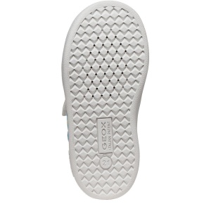 Pantofi sport băieți Geox Eclyper Boy White Red — talpa