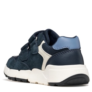 Pantofi sport băieți Geox Flexyper Mini Boy Navy/Dk Sky - B656GC/05422/C4250 - spate