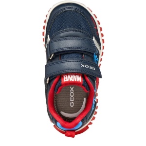 Pantofi sport băieți Geox Lightyloo Navy Azure — vedere de sus