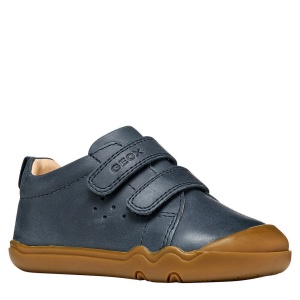 Pantofi sport băieți Geox Steppieup Boy Navy — vedere în perspectivă