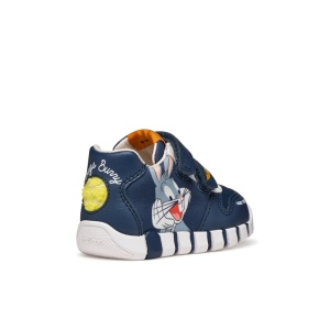 Pantofi sport baieti Iupidoo Looney Tunes Boy Lt Navy B6555B-011BC-C4343 incaltaminte primii pasi bigstep