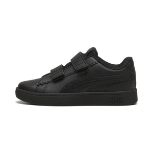 Pantofi sport baieti Puma Rickie Classic V PS Black-Cool, culoare negru, inchidere dubla cu scai, talpa neagra, potriviti pentru scoala