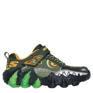 Pantofi sport baieti Skech-O-Saurus Lights 2.0 Olive L