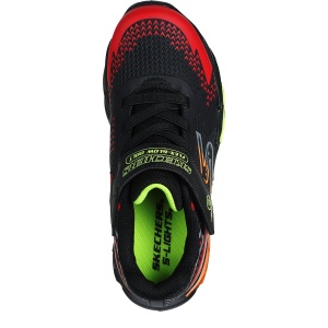 Pantofi sport băieți Skechers Flex-Glow Bolt Black Red mărimi 27-33 - Img 4