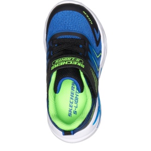 Pantofi sport băieți Skechers Flex-Glow Ultra - Prism-Pacer Negru — vedere de sus