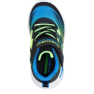 Pantofi sport băieți Skechers S Lights-Flex-Glow Ultra — vedere de sus