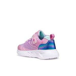 Geox Pantofi sport fete Assister Girl Pink Lilac J65E9A-0ASPV-C8842  încălțăminte copii bigstep