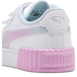 Pantofi sport fete Carina 3.0 Faded Glow V PS PUMA White-Mauve Glow - detaliu călcâi - 407501/01