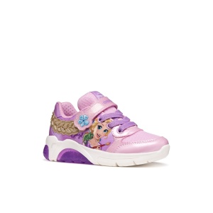 Geox Pantofi sport fete Fadinlight Pink Dk Lilac încălțăminte copii bigstep