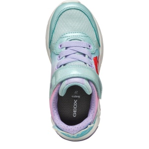 Pantofi sport fete Geox Fadinlight Watersea Lilac — vedere de sus