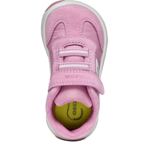 Pantofi sport fete Geox Foot-Run Girl Dk Pink/White - B661JA/0FU22/C8241 - de sus