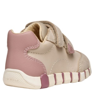 Pantofi sport fete Geox Iupidoo Girl Papyrus Lt Rose — vedere din față