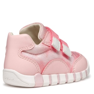 Pantofi sport fete Geox Iupidoo Girl Salmon — vedere din față