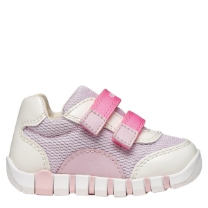 Pantofi sport fete Geox Iupidoo Girl White Lilac