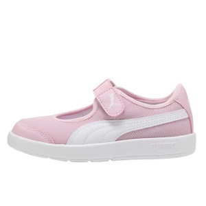 Pantofi sport fete Puma Courtflex v3 Lina V PS Rose Mauve - Img 5