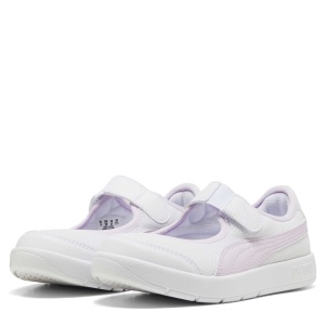 Pantofi sport fete Puma Courtflex v3 Lina V PS White Lilac