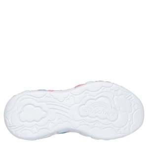 Pantofi sport fete Skechers Eternal Heart Lights Blue Multi mărimi 27-30 — talpa