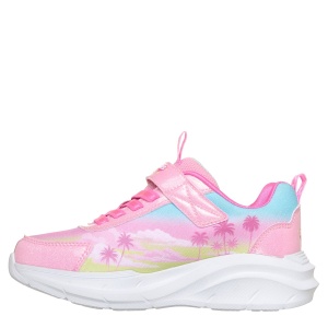 Pantofi sport fete Skechers Garage - Glam Racer Roz - 304351L/PKMT - unghi