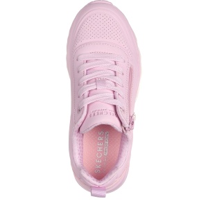 Pantofi sport fete Skechers Uno Lite Easy Zip Pink - vedere de sus - 310387L/LTPK
