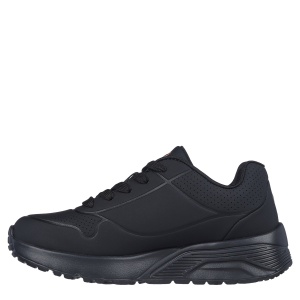 Pantofi sport fete Skechers Uno Lite Metallic Love Black Gold - Img 3
