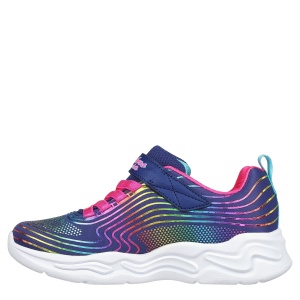 Pantofi sport fete Skechers Wavy Beams Navy Multi - 71619