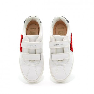 Pantofi Sport fete Skylin GC White Red - Img 2