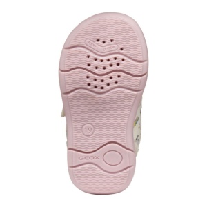 Geox Pantofi sport fete Zapito Girl Ivory Pink B556DA-0AW54-C0175