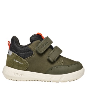 Pantofi sport Geox impermeabili Hyroo Boy Wpf Dk Green