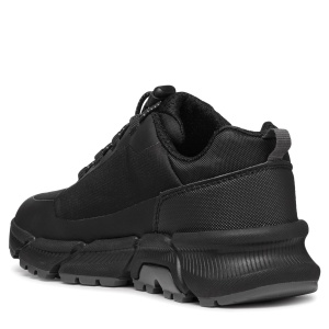 Pantofi sport impermeabili băieți Geox J Flexyper Plus Boy Black Dk Grey - J46LCC/0FU50/C0005 - spate