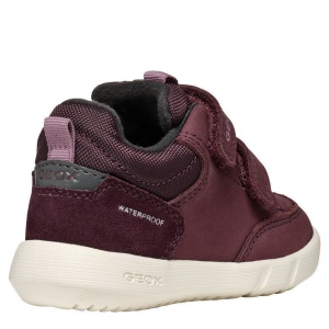Pantofi sport impermeabili fete Geox Hyroo Wpf Burgundy Rose — vedere din față