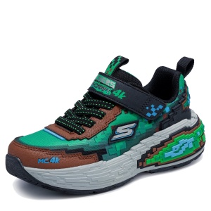 Pantofi sport Skechers Mega Craft 4K Brown Green — vedere laterală detaliată