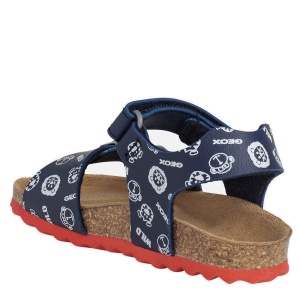 Sandale baieti Chalki B.A Navy Red - B922QA/00004/C0735 - lateral interior