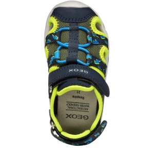 Sandale băieți Geox Multy Boy Pistachio Navy — vedere de sus