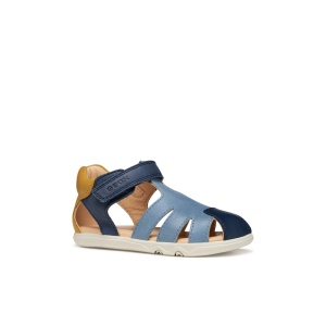 Sandale baieti Sandal Steppieup Navy Ochreyellow - Img 3