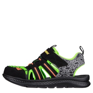 Sandale băieți Skechers C Flex Sandal 2.0 Black Lime - 69052