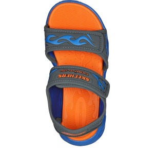 Sandale băieți Skechers Thermo Splash Hide Tide Charcoal Blue - Img 4