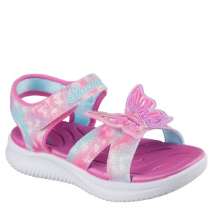 Sandale fete cu luminițe Skechers Jumpsters Sandal - Butterfly mărimi 27-32 — vedere în perspectivă