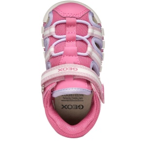 Sandale fete Geox Iupidoo Girl Dk Pink Lilac — vedere de sus