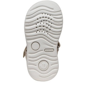 Sandale fete Geox Sandal Macchia Girl Skin Platinum - talpa - B254WB/007NF/C8560