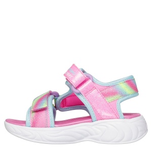 Sandale fete Skechers Unicorn Dreams Sandal Pink Multi - 303107N/PKMT