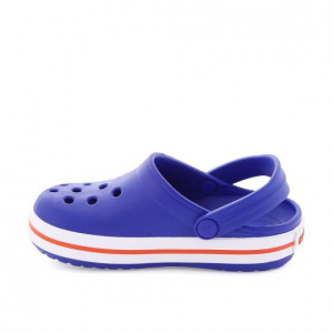 Sandale plaja baieti Crocband K Cerulean Blue Red - Img 2