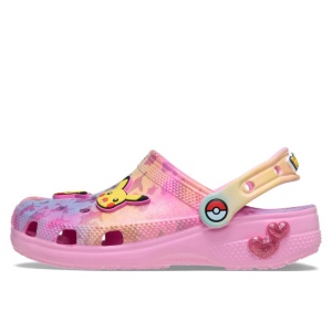 Papuci fete Crocs Classic Pikachu Pink incaltaminte copii bigstep