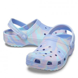 Crocs Sandale plaja Baieti Classic Marbled Clog K Multi incaltaminte copii bigstep