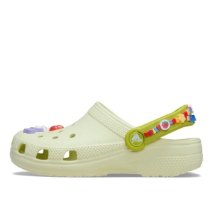 Papuci fete Crocs Friendship Bracelet Frothy Green încălțăminte copii bigstep